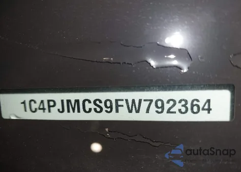 2015 Jeep Cherokee Latitude Altitude from USA, damaged, VIN 1C4PJMCS9FW792364